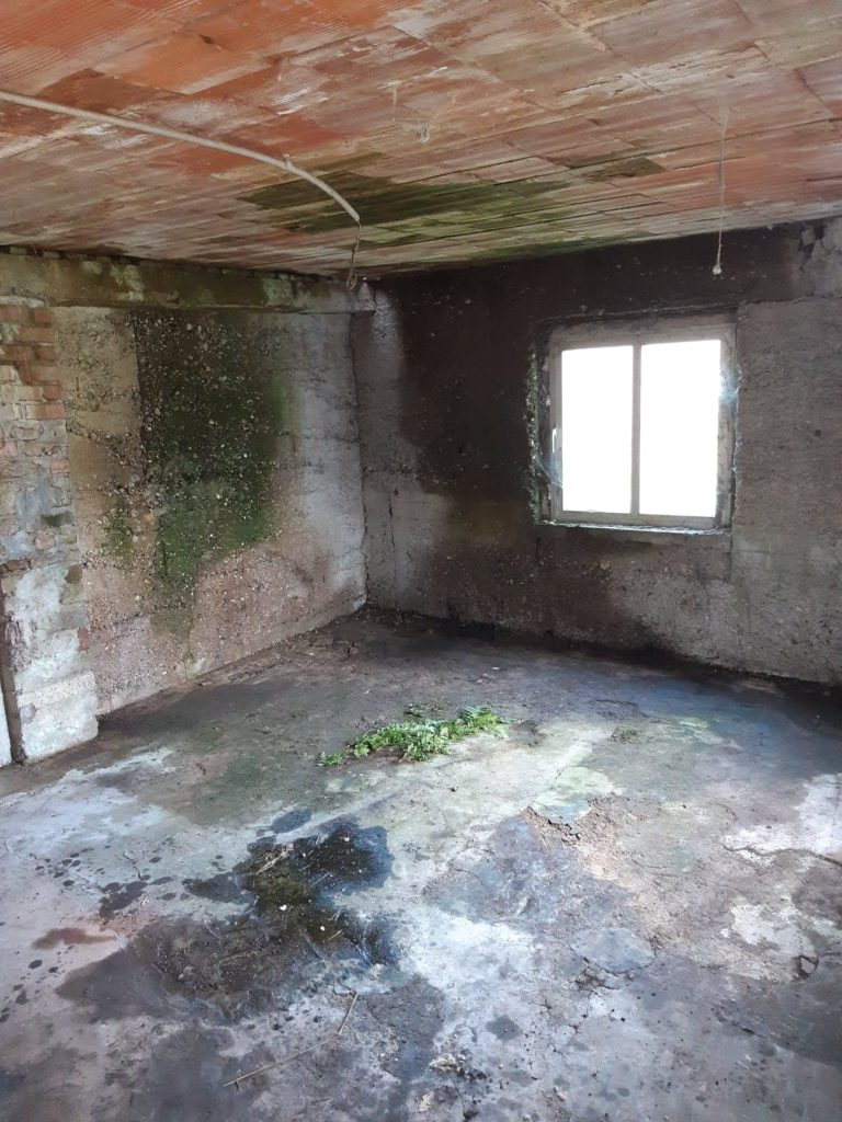 Pièce vidé aprés un vide maison