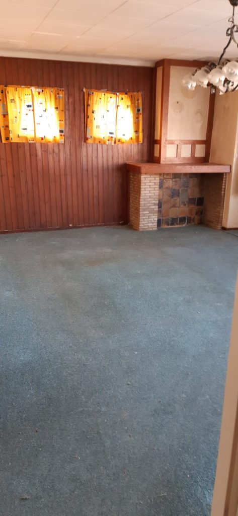 Appartement après un vide maison